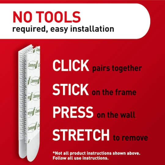 12 Packs: 12 ct. (144 total) 3M Command™ Medium Black Picture Hanging Strips